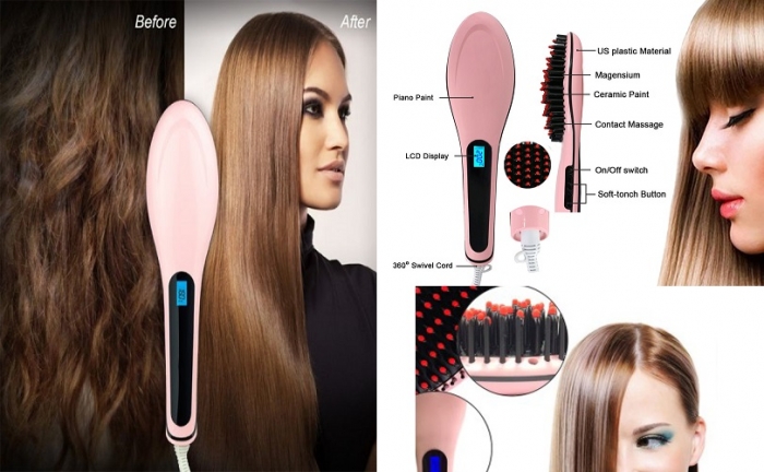 Entertainment Perfervid Telegraph tsawq.com | Personal Care | fast hair straightener Brush Hair Straightener
